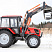 Погрузчик фронтальный FRONTLIFT М-1200, с системой параллельного ведения, к тракторам БЕЛАРУС