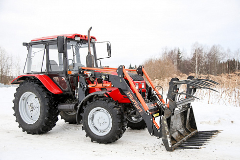 Погрузчик фронтальный FRONTLIFT М-1600.ЕВРО, с системой параллельного ведения, к тракторам БЕЛАРУС