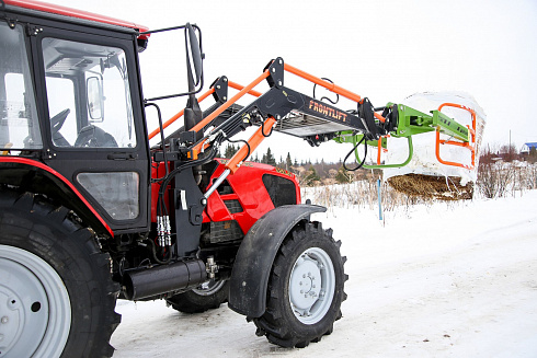 Погрузчик фронтальный FRONTLIFT М-1200.ЕВРО, с системой параллельного ведения, к тракторам БЕЛАРУС