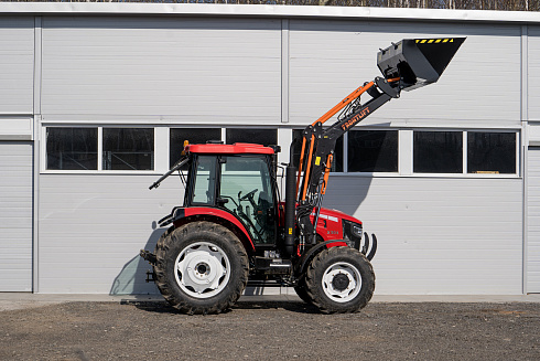 Погрузчик фронтальный FRONTLIFT М-1200, с системой параллельного ведения, к тракторам ЛМЗ, YTO, LOVOL, DEUTZ-FAHR