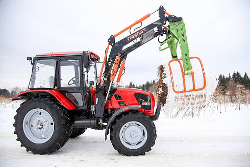 Погрузчик фронтальный FRONTLIFT М-1200, с системой параллельного ведения, к тракторам БЕЛАРУС