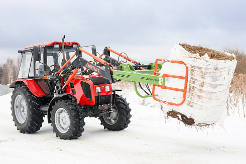 Погрузчик фронтальный FRONTLIFT М-1200.ЕВРО, с системой параллельного ведения, к тракторам БЕЛАРУС
